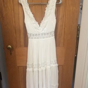 Light linen flower Lace